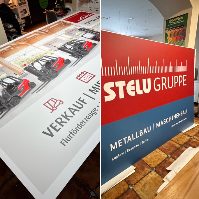 Werbeschild XXL